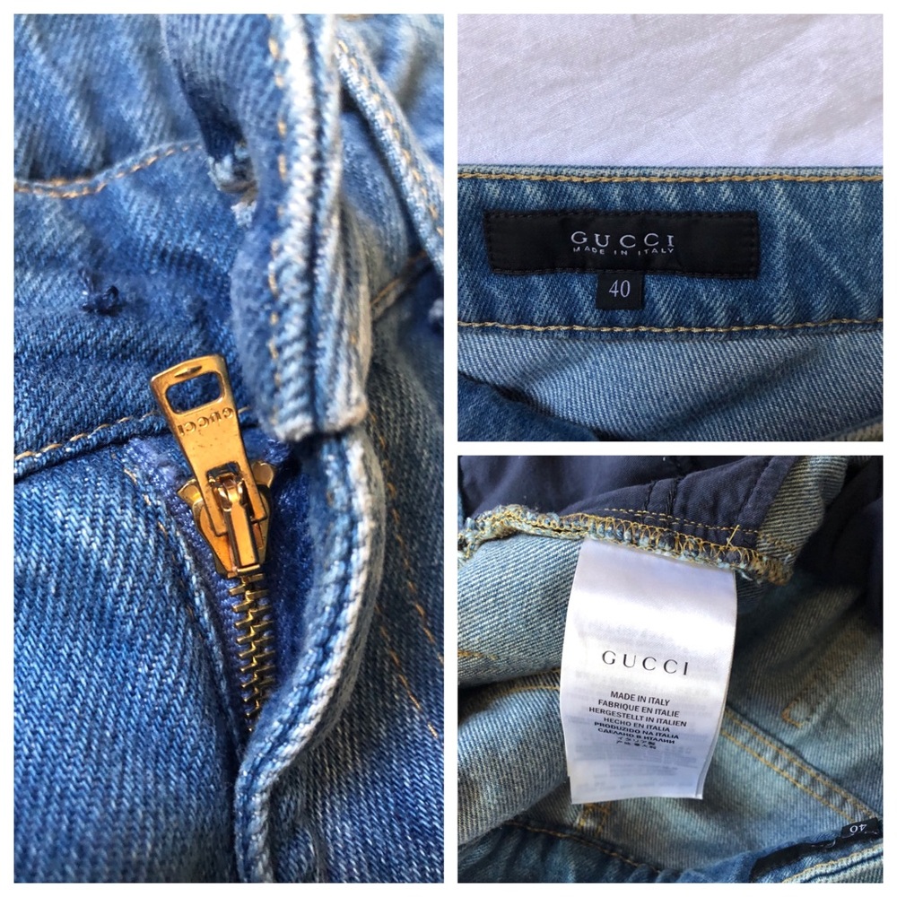 Gucci skinny flare cropped jeans - Picture 6 of 8